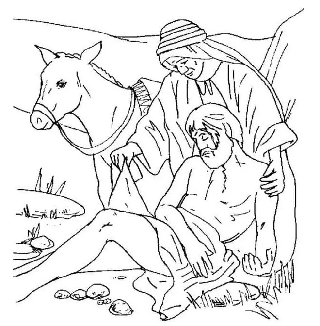 Good Samaritan Coloring Pages 45