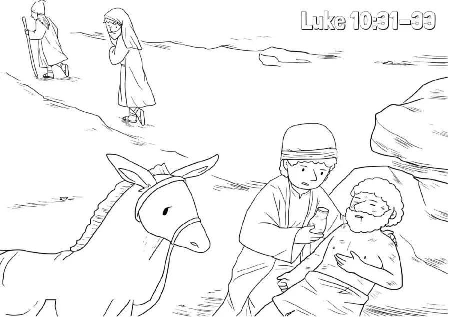 Good Samaritan Coloring Pages 58