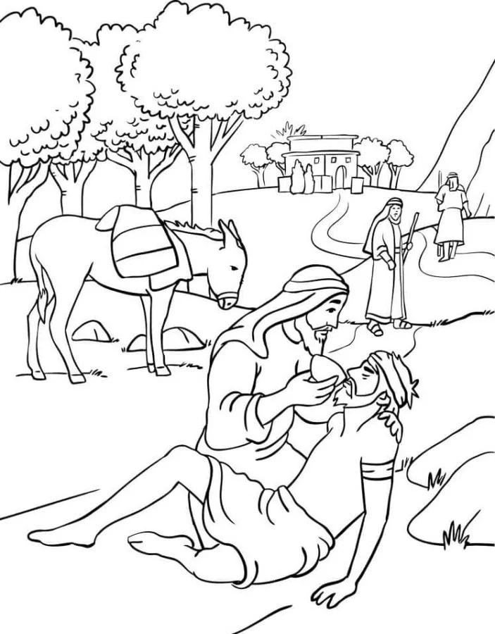 Good Samaritan Coloring Pages 8
