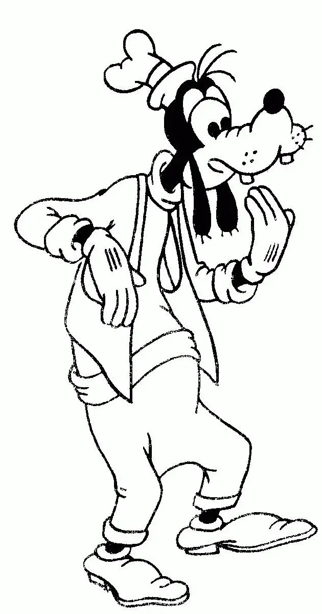 Goofy Ausmalbilder 1