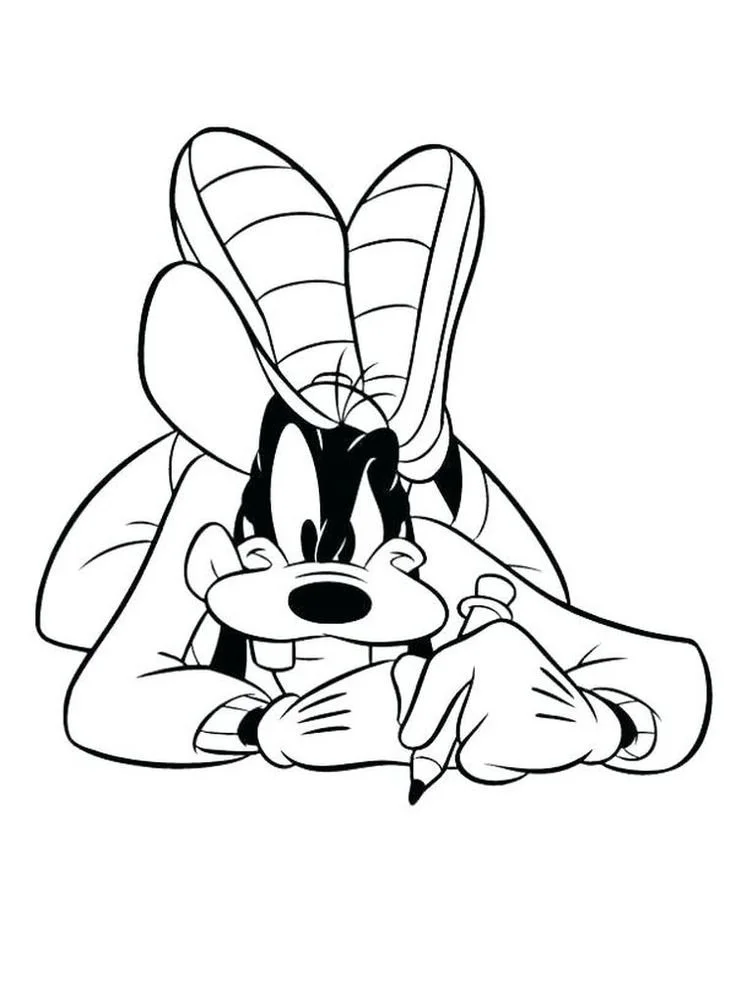 Goofy Para Colorear