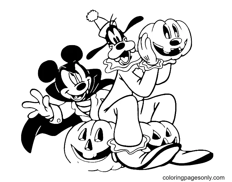Goofy Coloring Pages 50