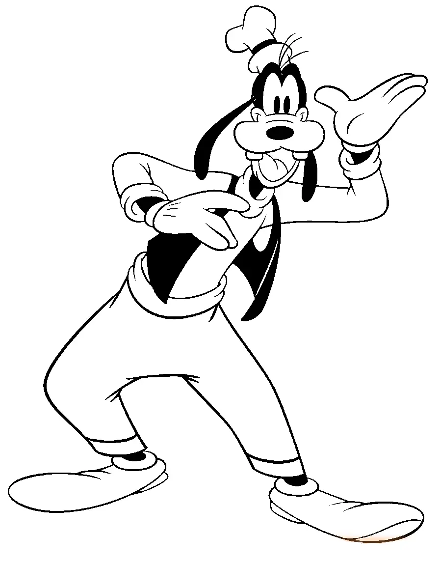 Goofy Coloring Pages 56
