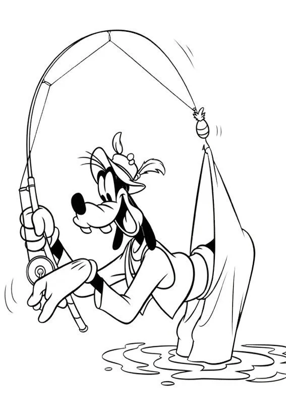 Goofy Coloring Pages 59