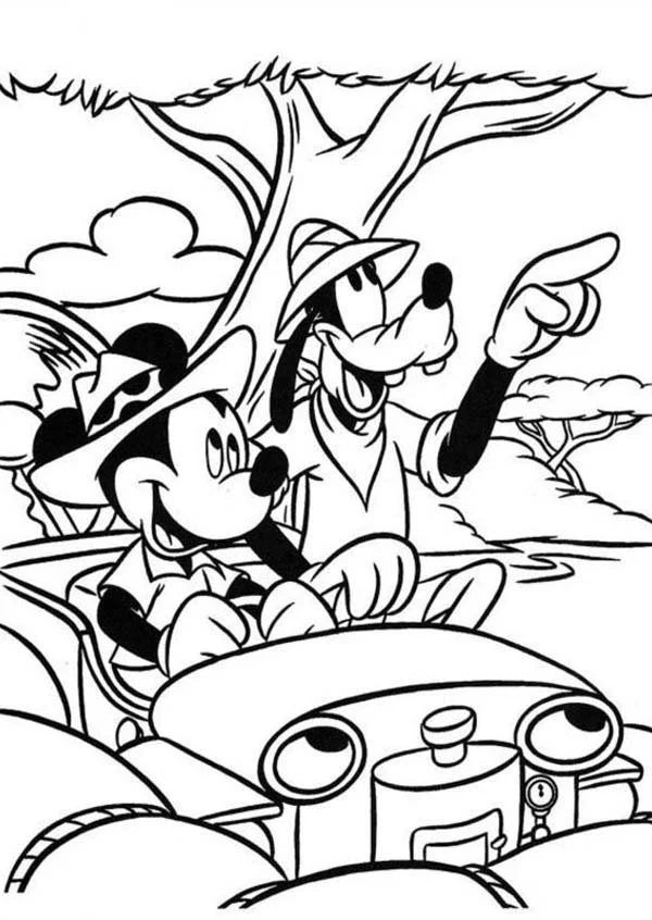 Goofy Coloring Pages 63