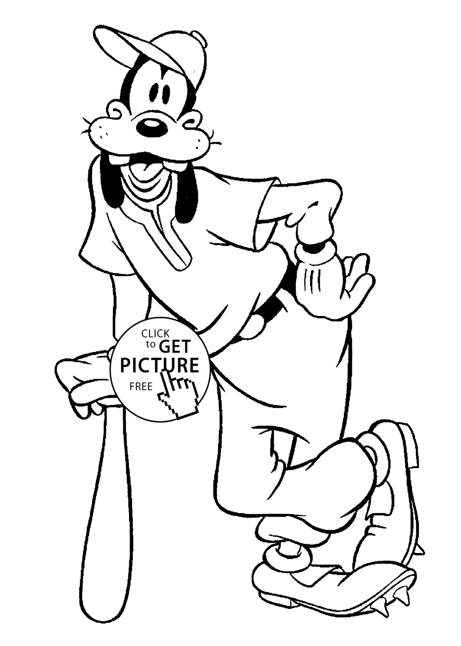 Goofy Para Colorear 81