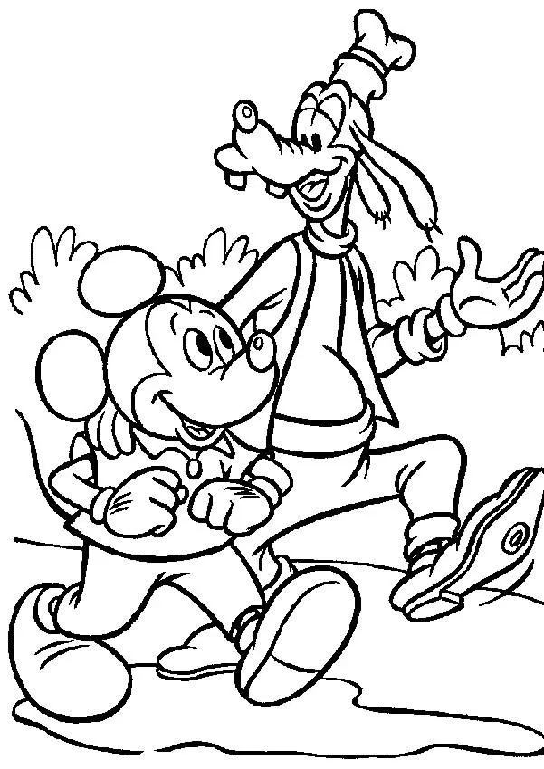 Goofy Para Colorear 83