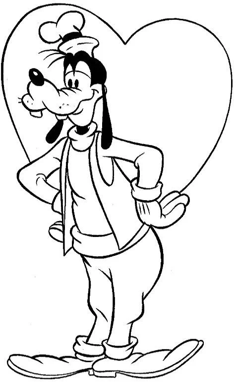 Goofy Para Colorear 87