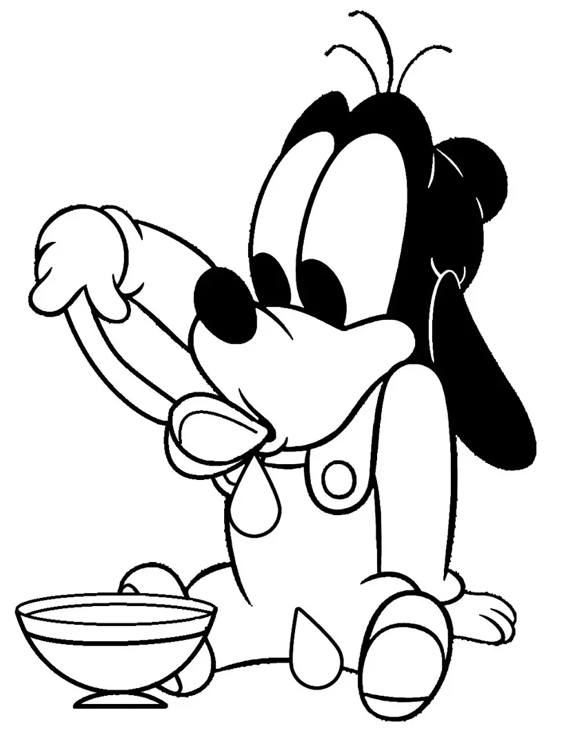 Goofy Coloring Pages 96