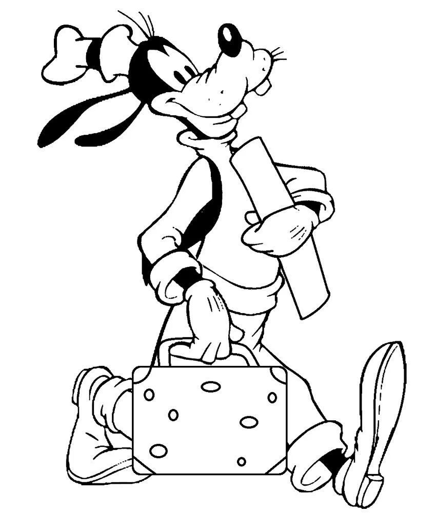 Goofy Coloring Pages 99