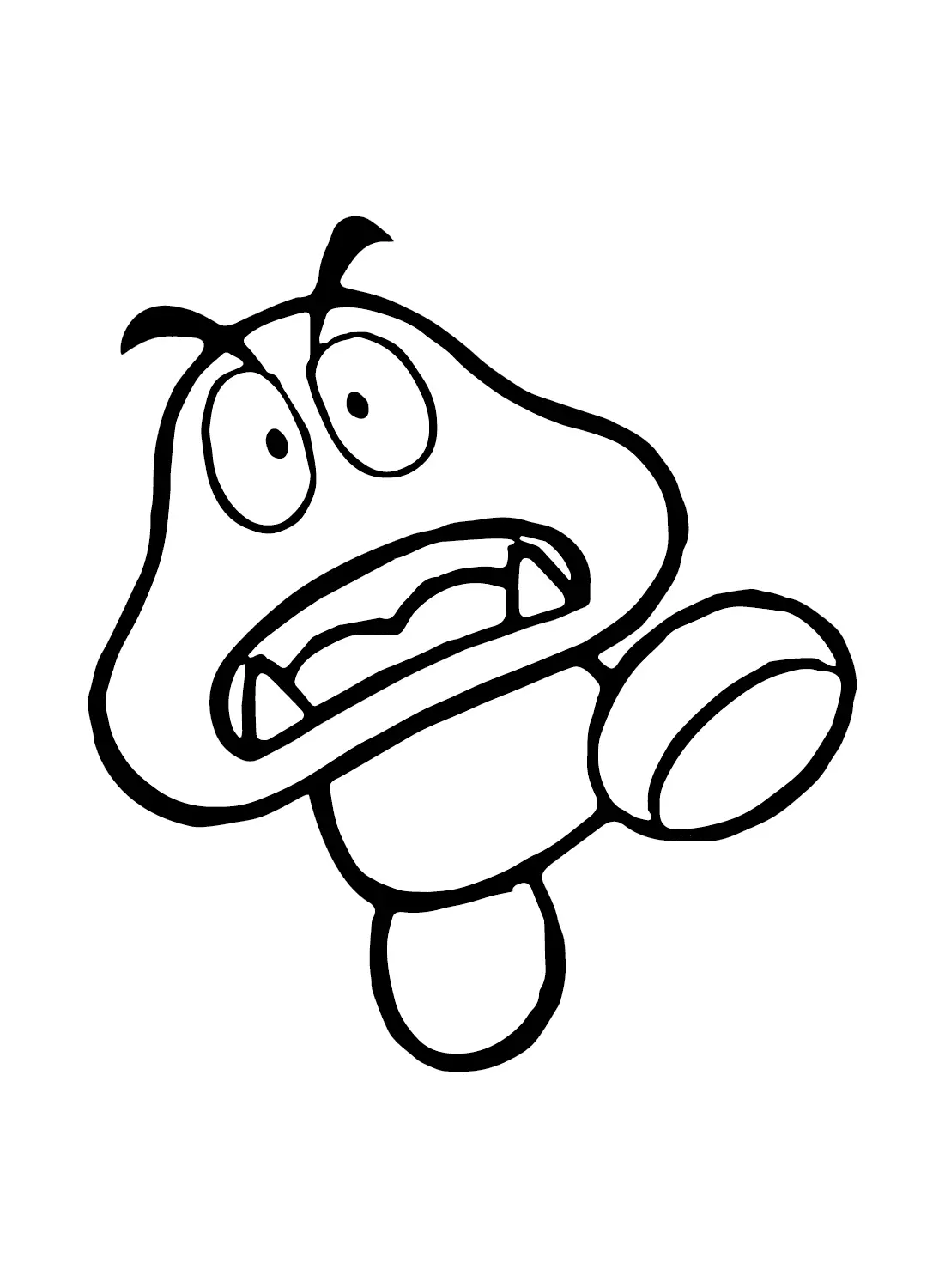 Goomba Coloring Pages 10