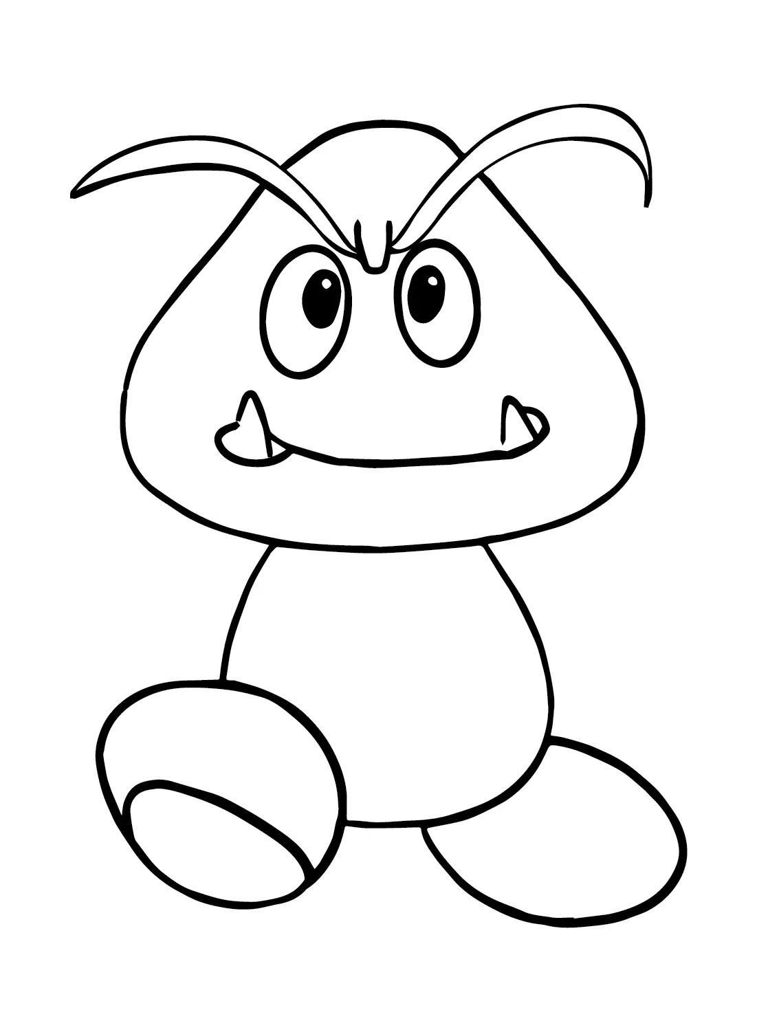 Goomba Coloring Pages 12