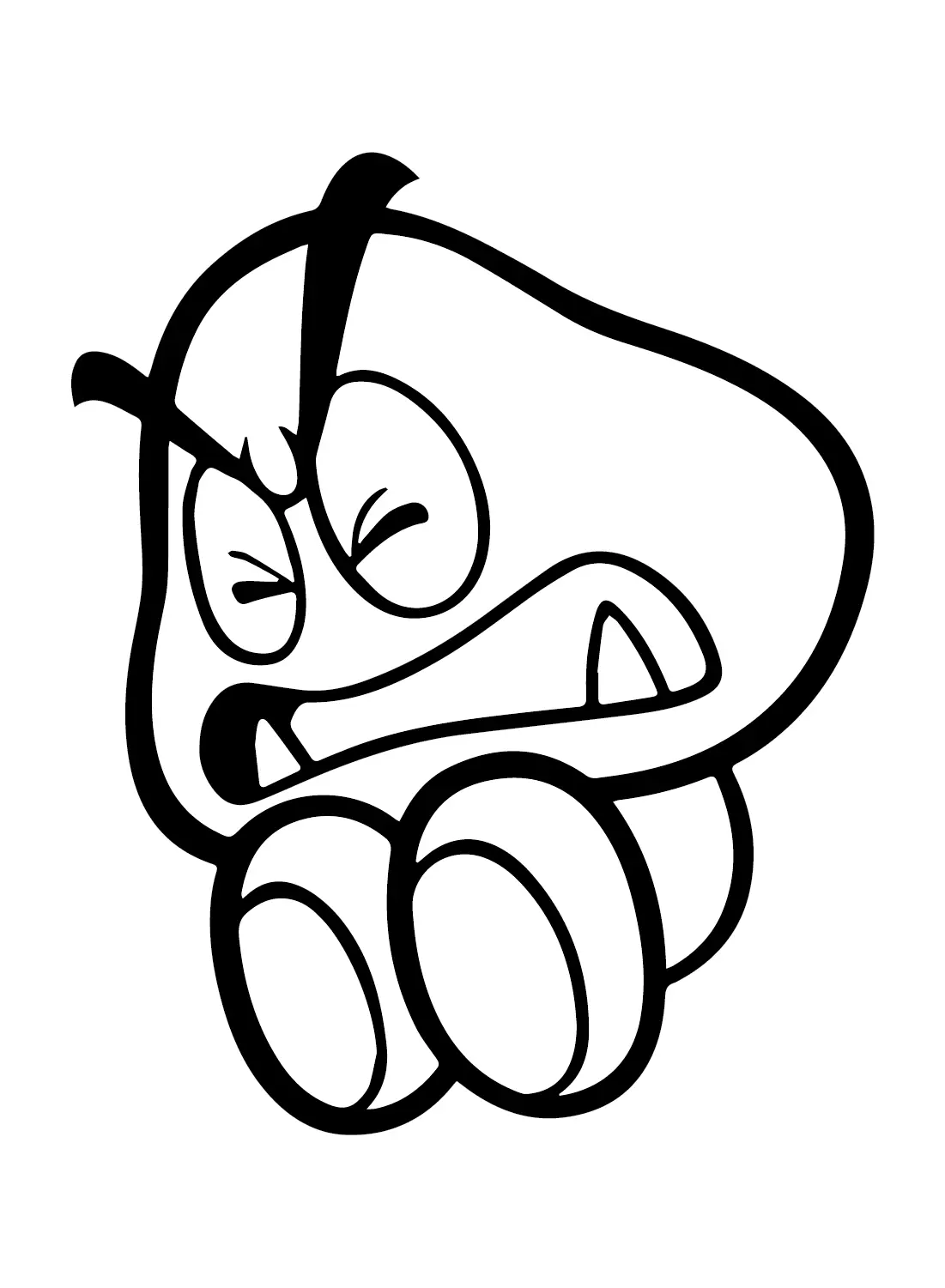 Goomba Coloring Pages 13