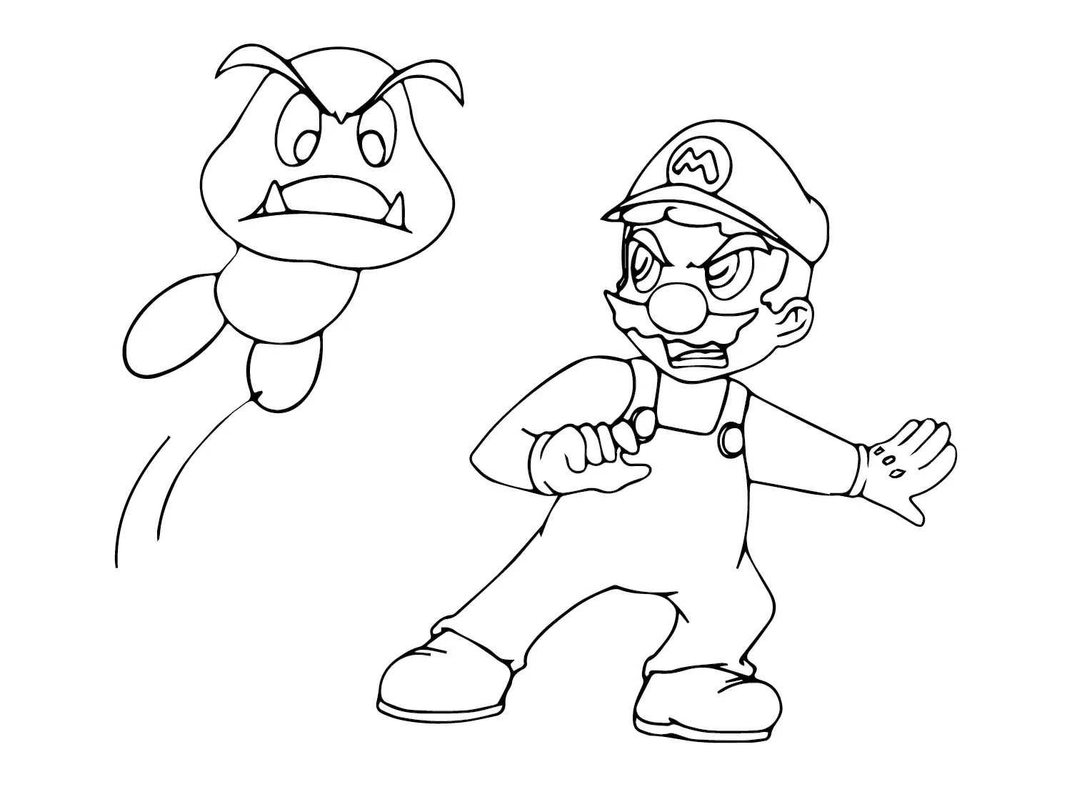 Goomba Coloring Pages 15