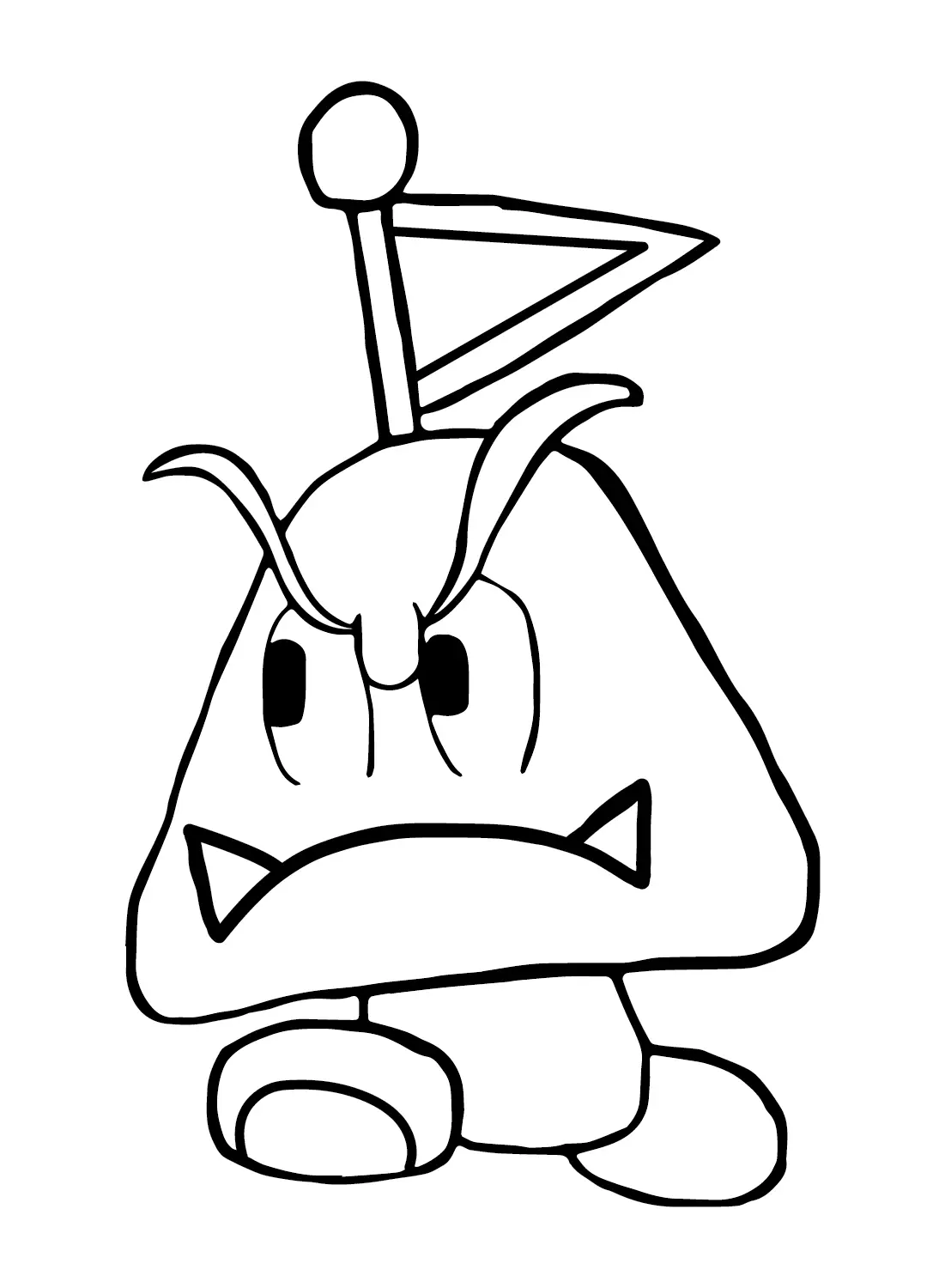 Goomba Coloring Pages 17