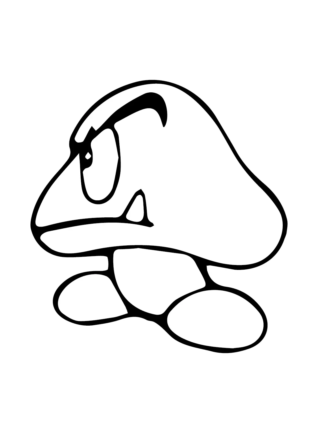 Goomba Coloring Pages 4