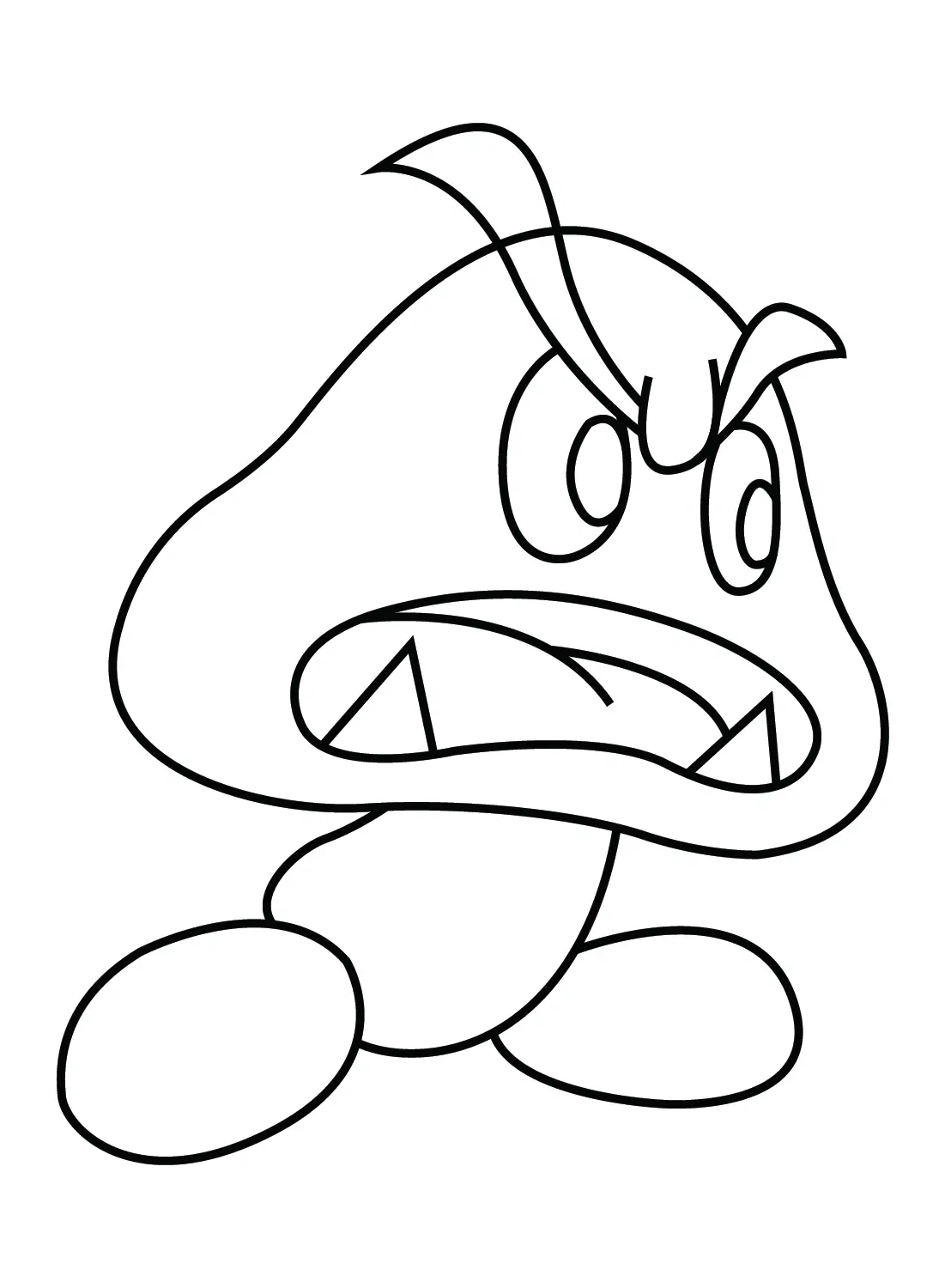 Goomba Coloring Pages 5
