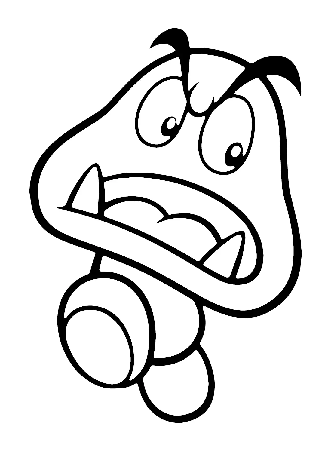 Goomba Coloring Pages 6