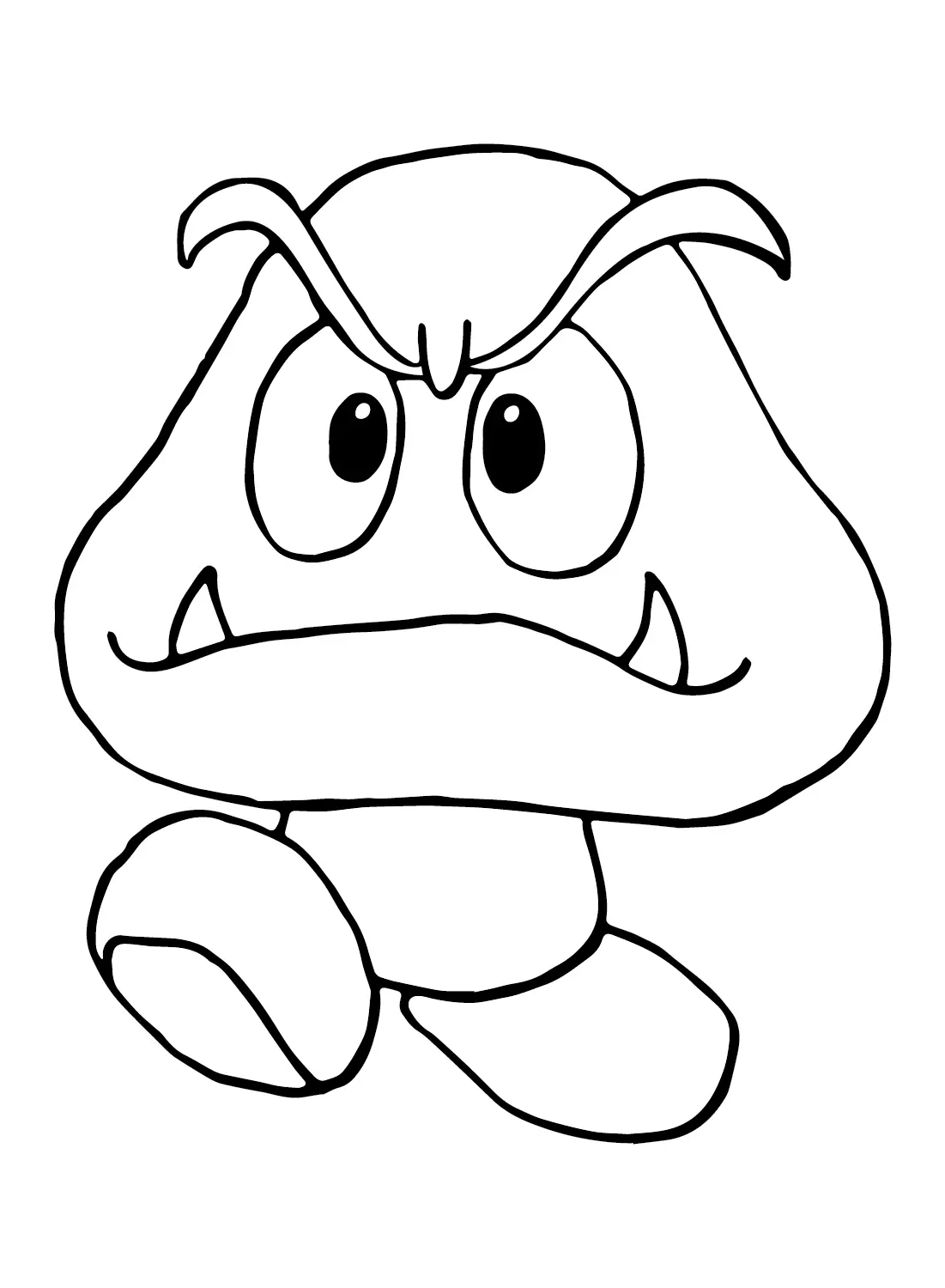 Goomba Coloring Pages 7