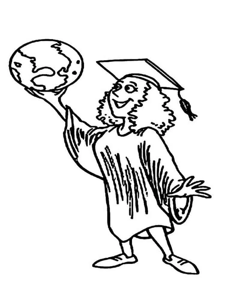 Graduation Coloring Pages 65