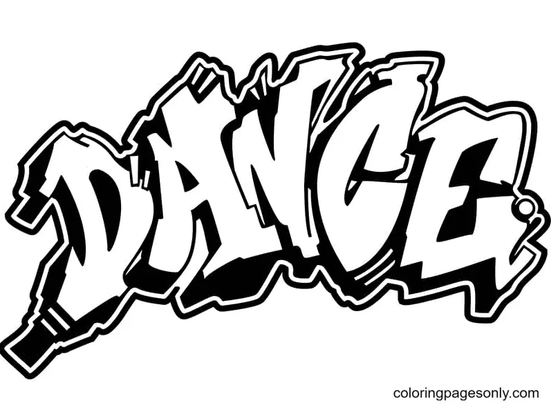Graffiti Ausmalbilder 15