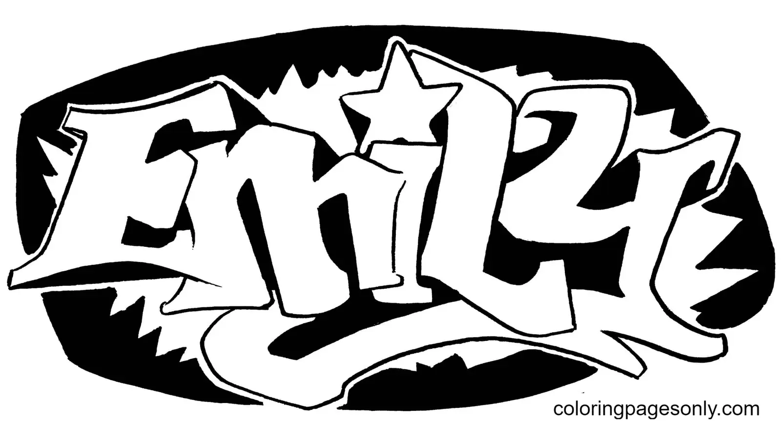 Graffiti Ausmalbilder 41