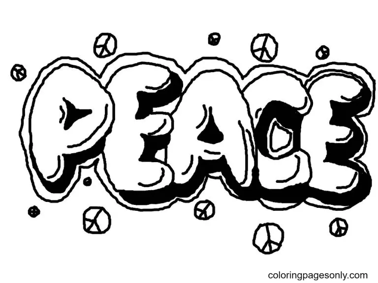 Graffiti Ausmalbilder 51