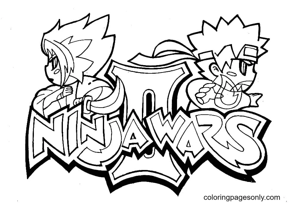 Graffiti Coloring Pages 90