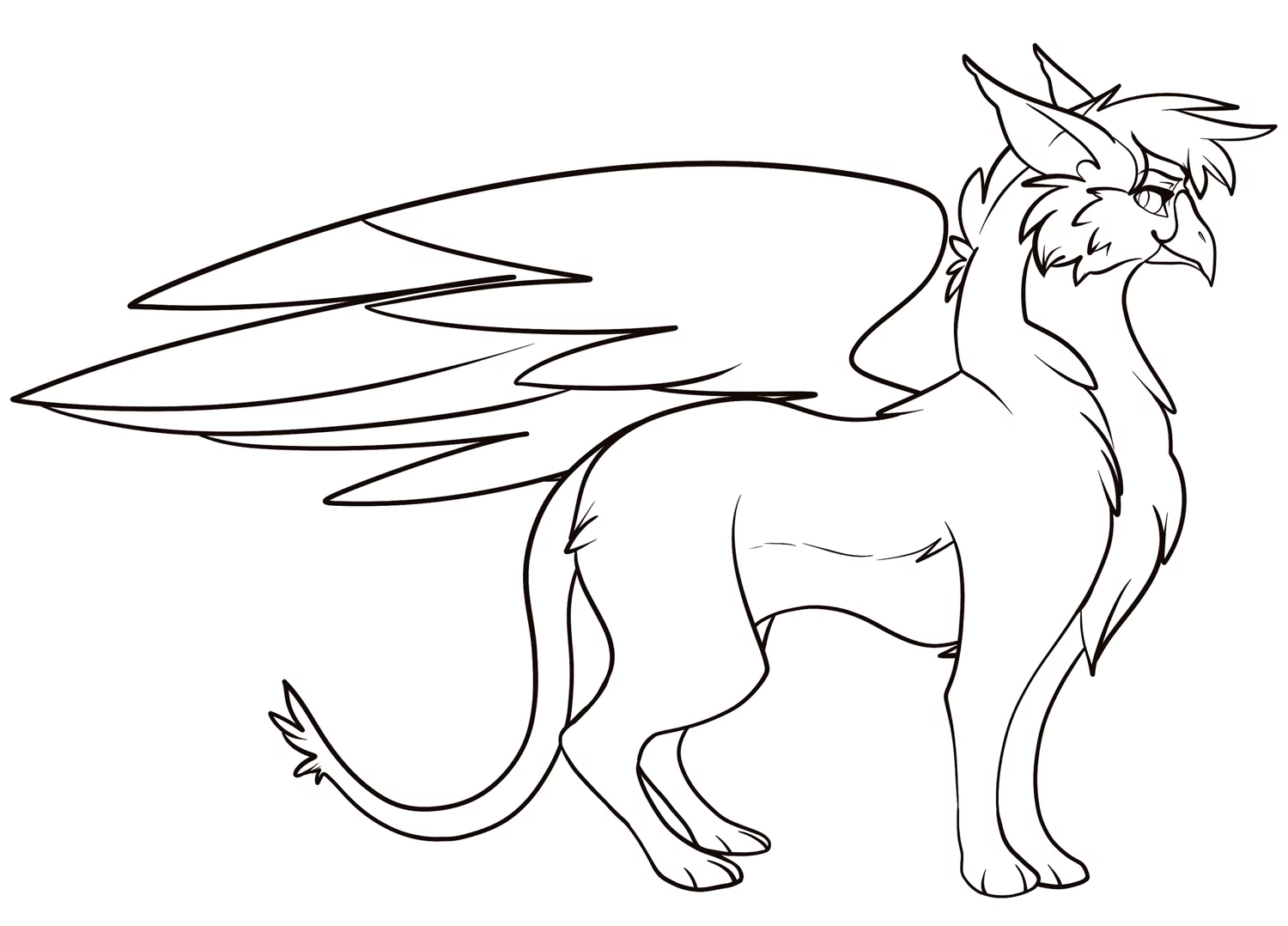 Griffin Ausmalbilder 2