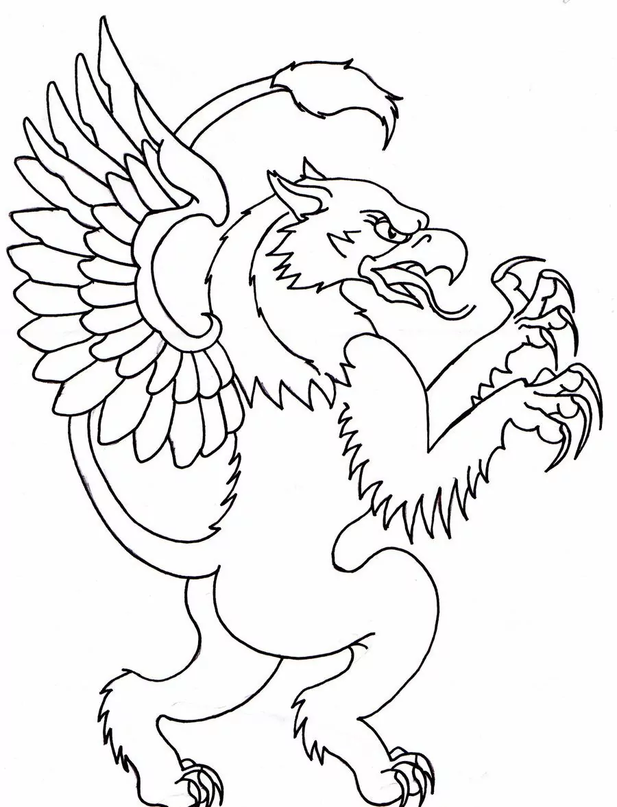 Griffin Ausmalbilder 3