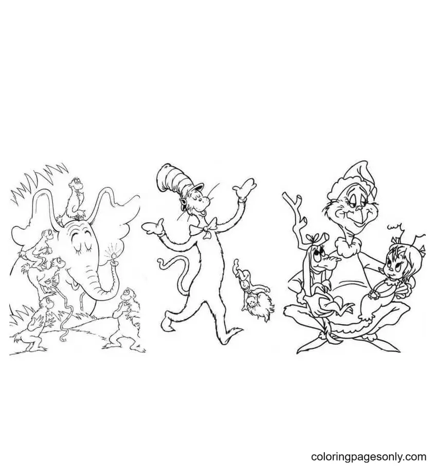 Grinch Coloring Pages 60