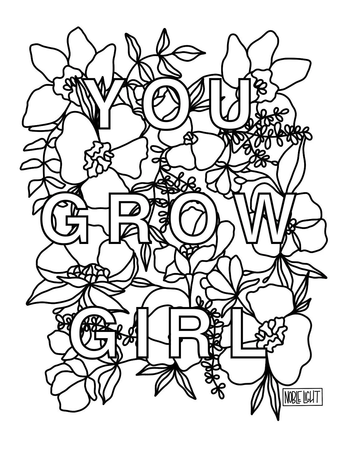Growing Coloring Pages 9