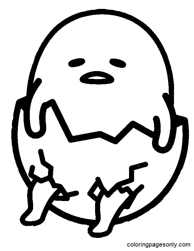 Gudetama Ausmalbilder 45