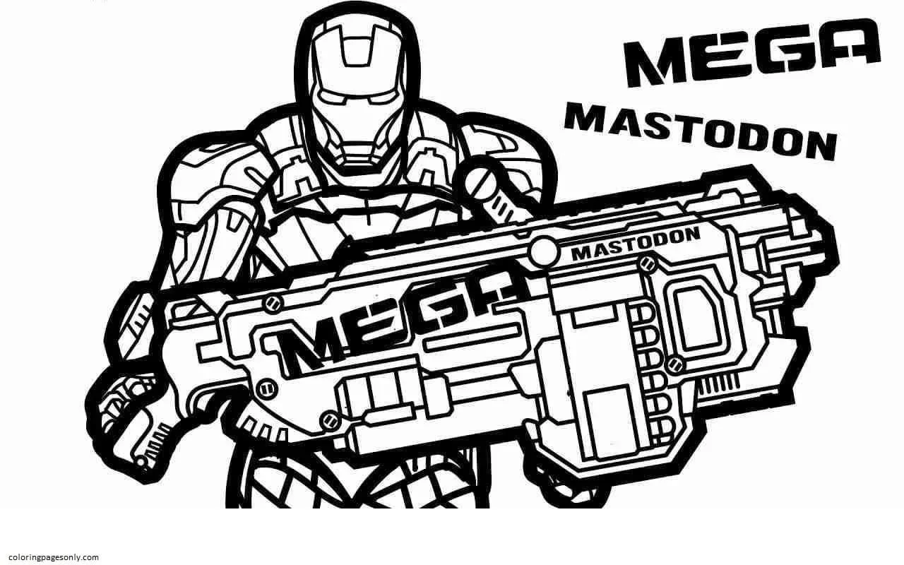 Gun Coloring Pages 10