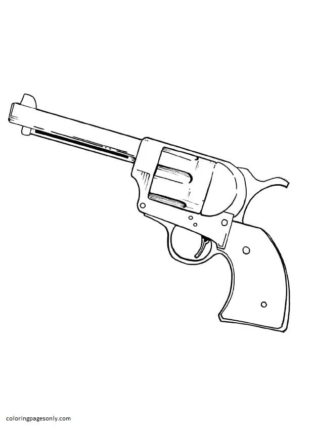 Gun Coloring Pages 14