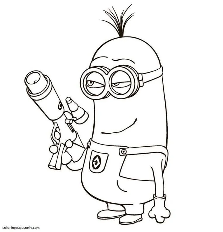 Gun Coloring Pages 26