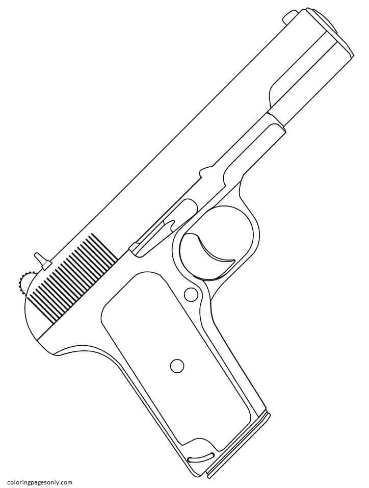 Gun Coloring Pages 30