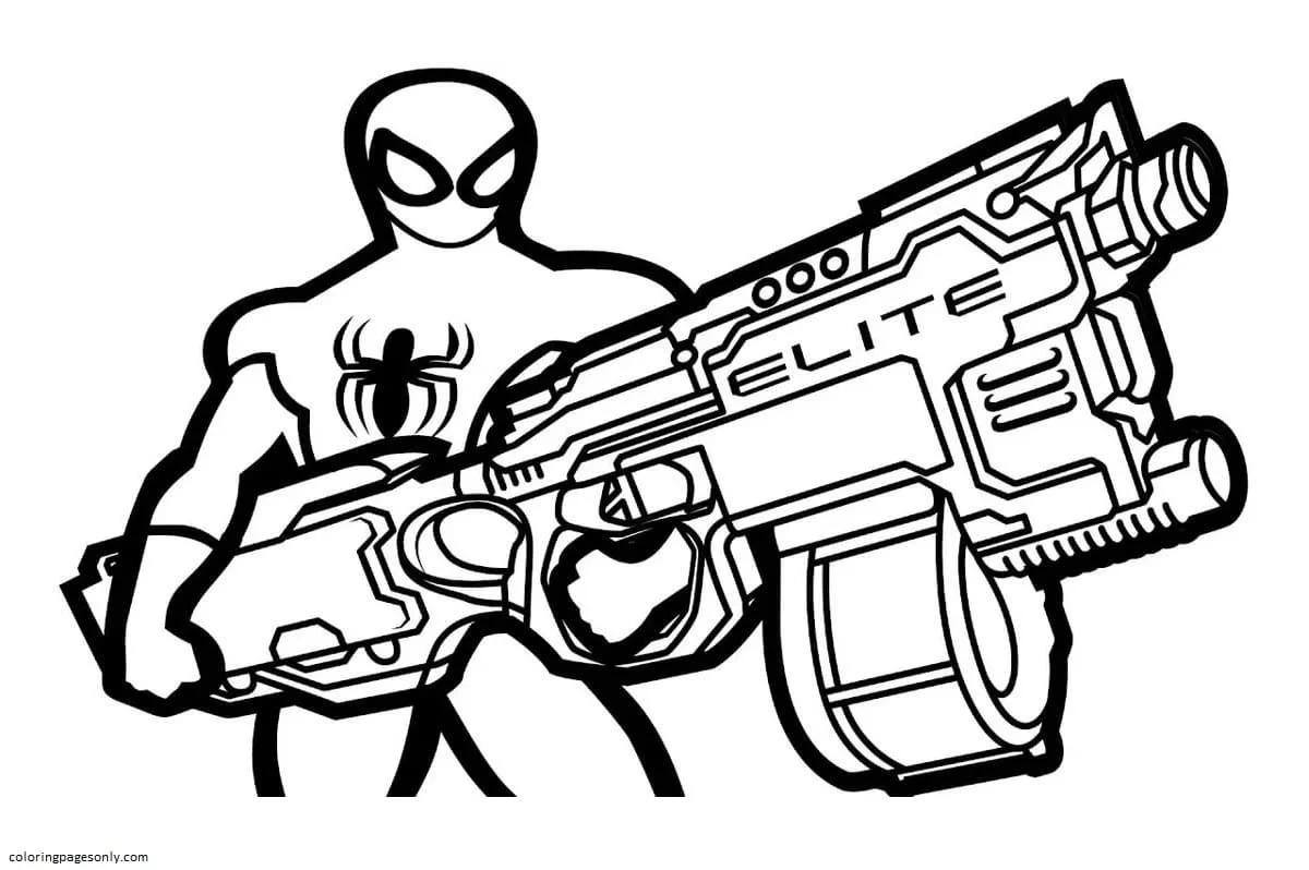 Gun Coloring Pages 31