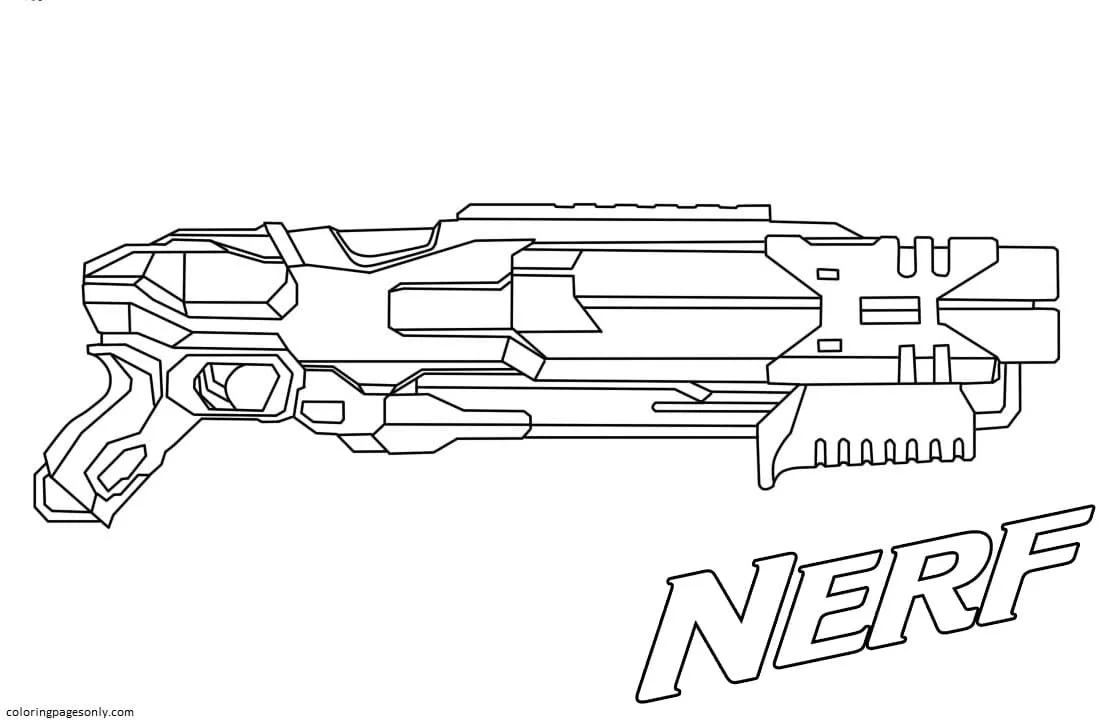 Gun Coloring Pages 32