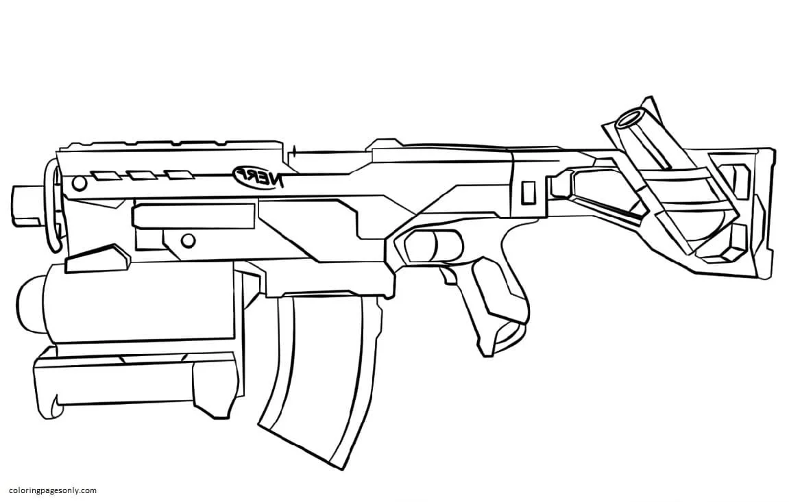 Gun Coloring Pages 33