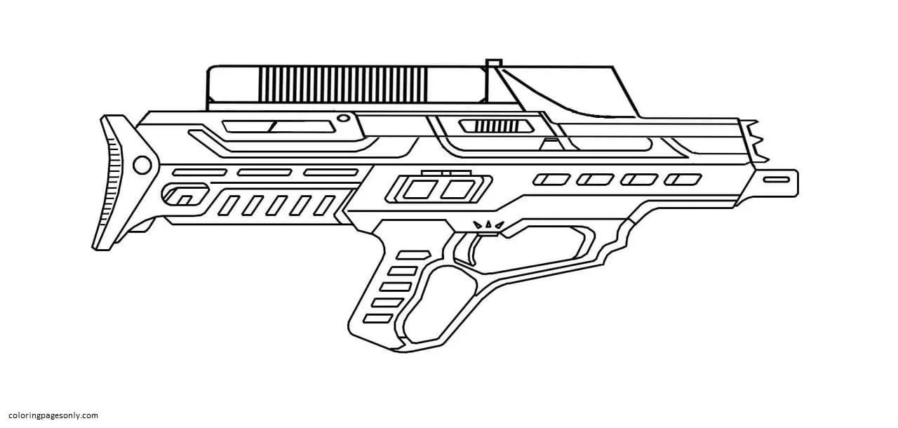 Gun Coloring Pages 34