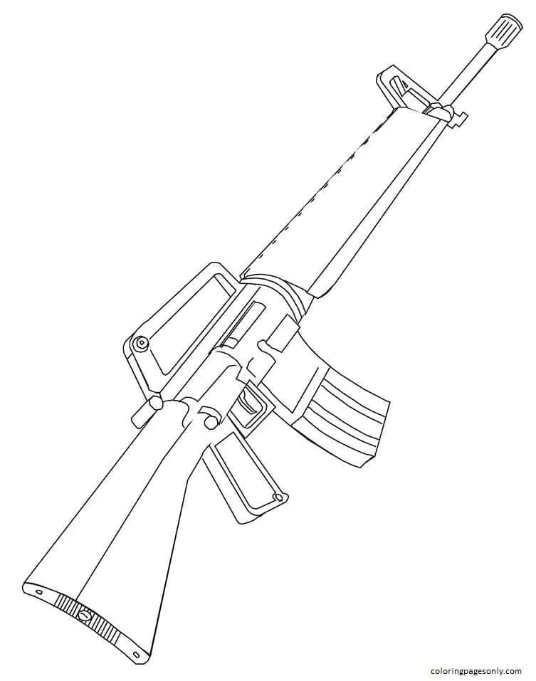 Gun Coloring Pages 35