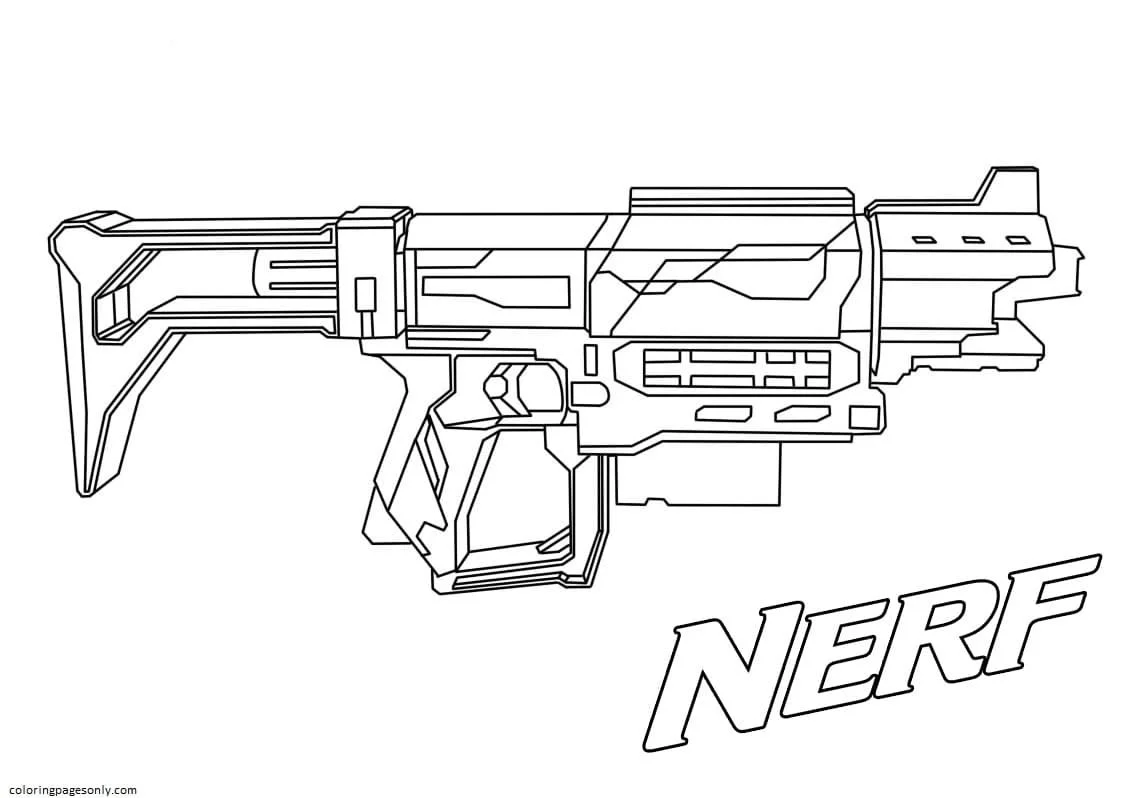 Gun Coloring Pages 36