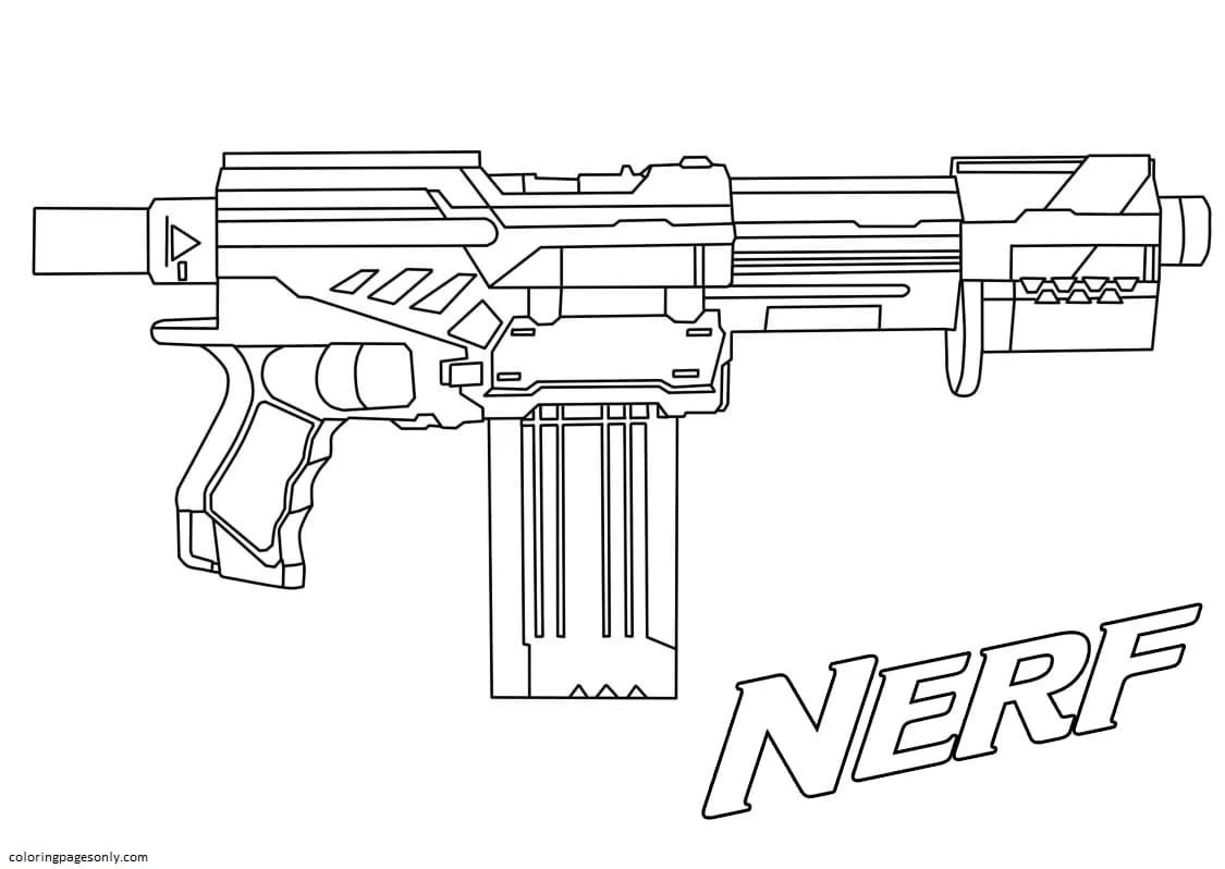 Gun Coloring Pages 39