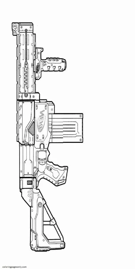 Gun Coloring Pages 40