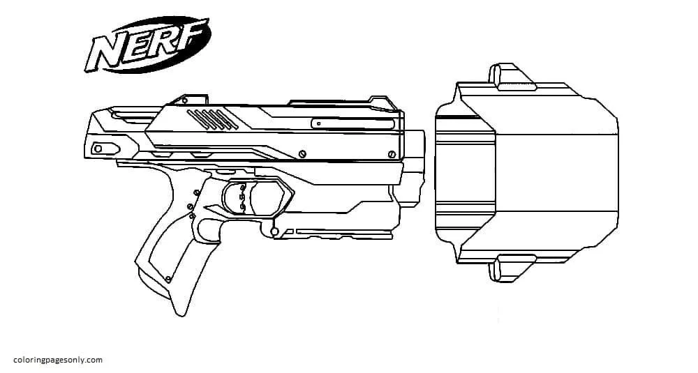 Gun Coloring Pages 43