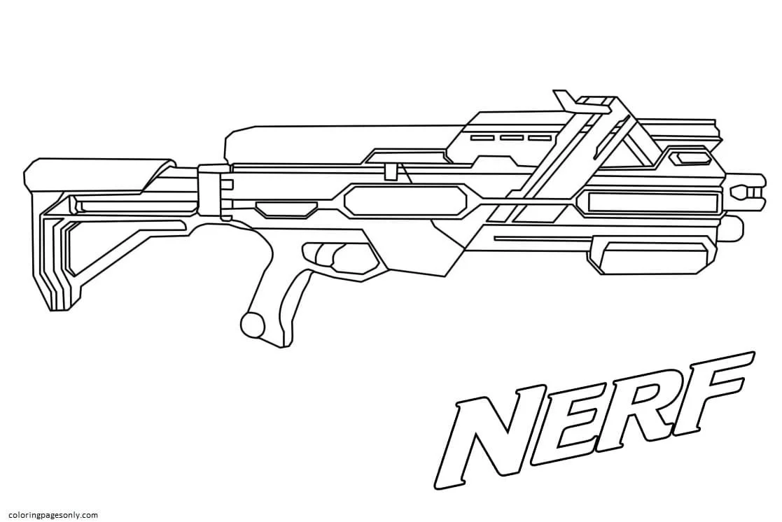 Gun Coloring Pages 46