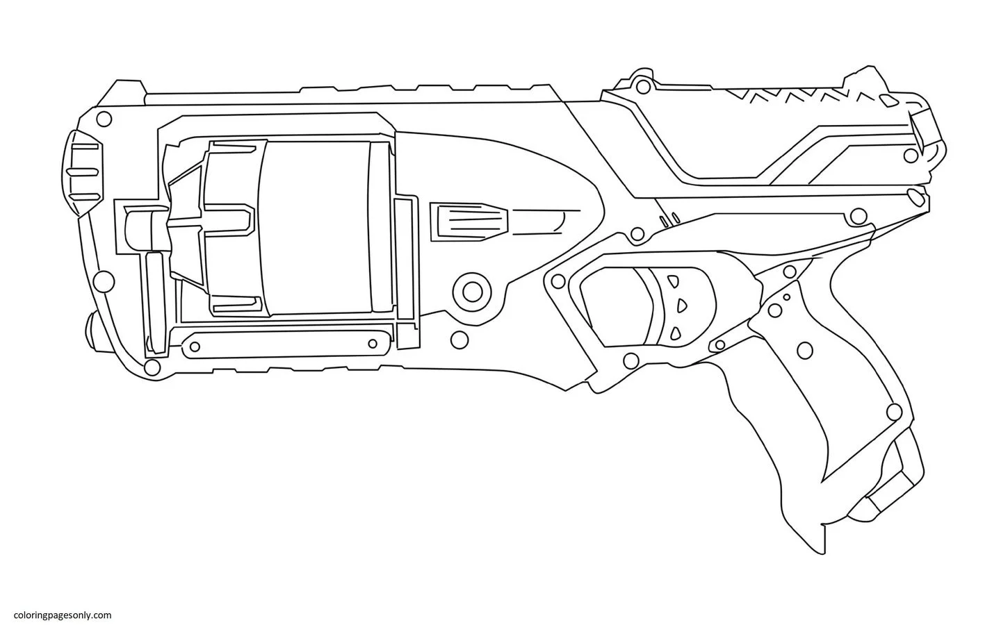 Gun Coloring Pages 49