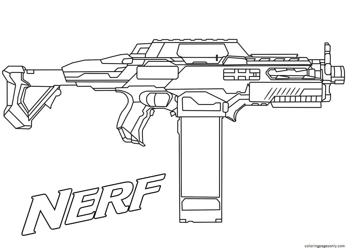 Gun Coloring Pages 5