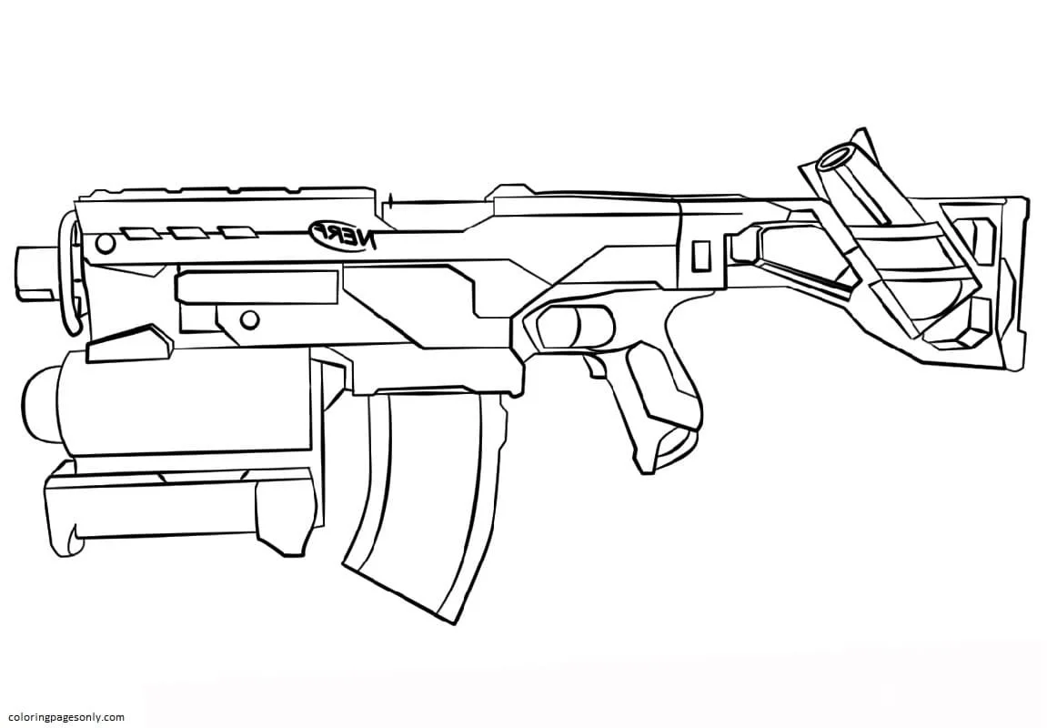 Gun Coloring Pages 56